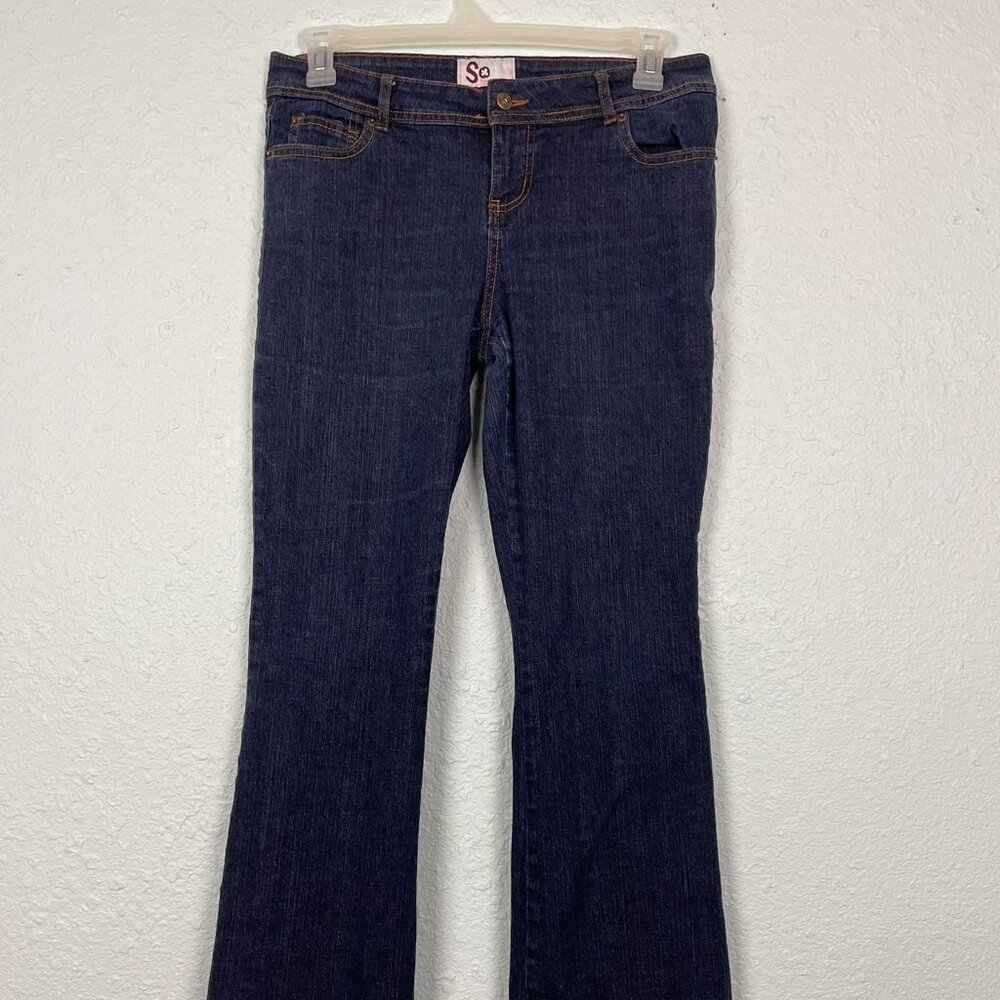 SO Bootcut Jeans – Size 11 Average – Dark Wash Stretch Denim